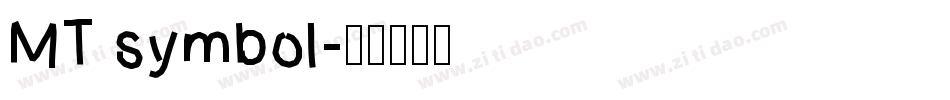 MT symbol字体转换